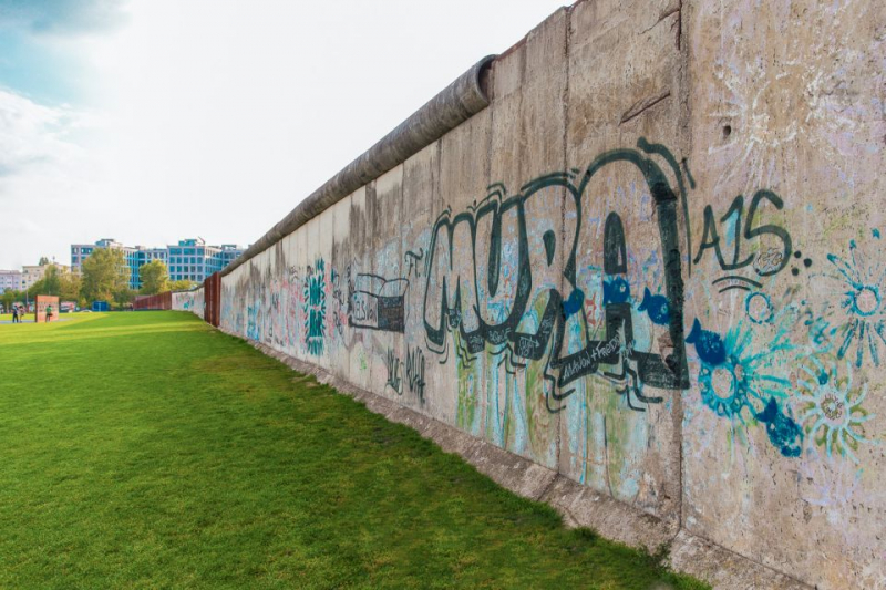 Grafitti an der Mauer